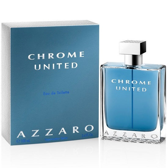 AZZARO CHROME UNITED * Azzaro 3.4 oz / 100 ml Eau De Toilette Men Cologne Spray