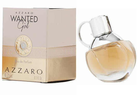AZZARO WANTED GIRL * Azzaro 0.1 oz / 5 ml Miniature EDP Women Perfume Splash