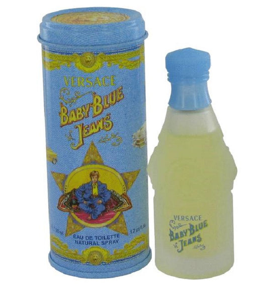 BABY BLUE JEANS * Versace 1.7 oz / 50 ml Eau de Toilette (EDT) Men Cologne Spray