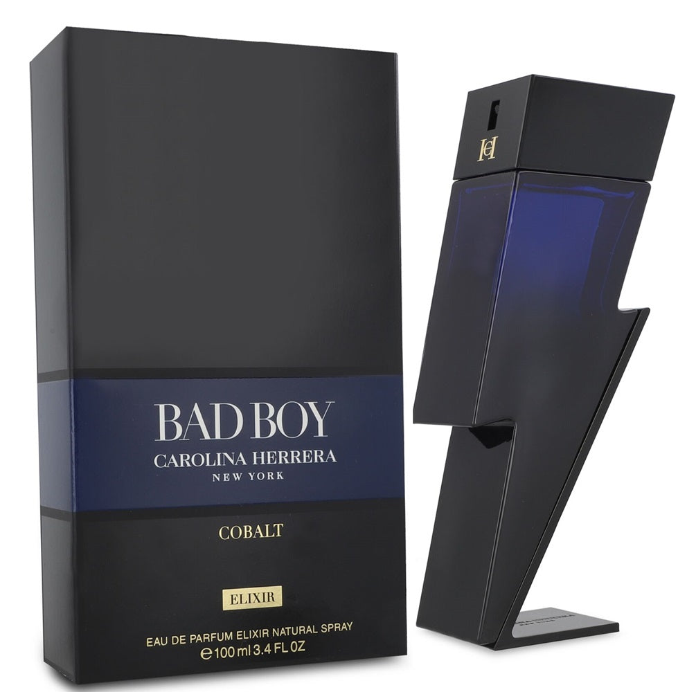 BAD BOY COBALT ELIXIR * Carolina Herrera 3.4 oz / 100 ml EDP Men Cologne