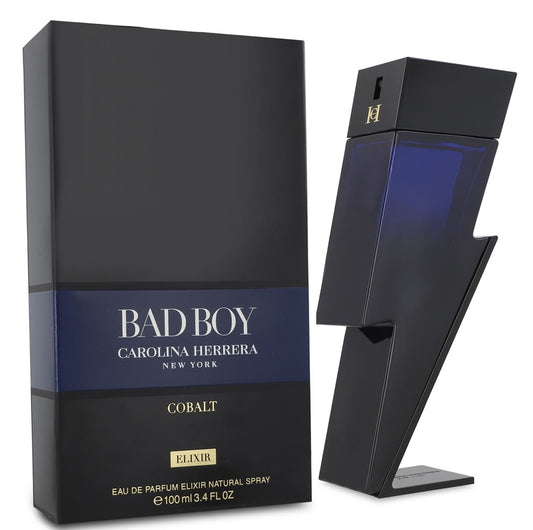 BAD BOY COBALT ELIXIR * Carolina Herrera 3.4 oz / 100 ml EDP Men Cologne