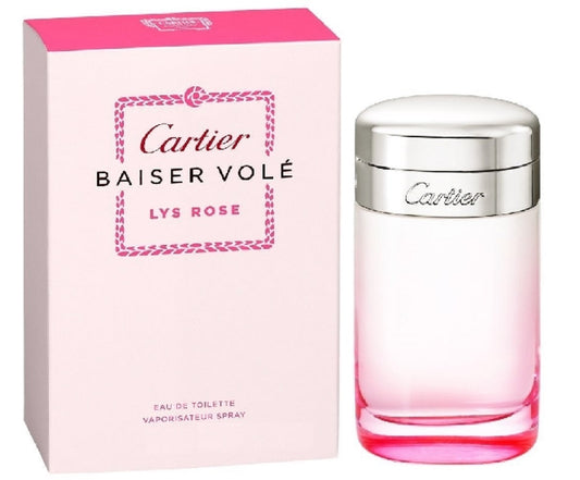 BAISER VOLE LYS ROSE * Cartier 3.3 oz / 100 ml EDT Women Perfume Spray