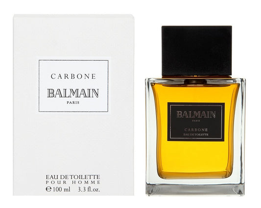 CARBONE (WHITE) * Balmain 3.3 oz / 100 ml Eau De Toilette (EDT) Men Cologne