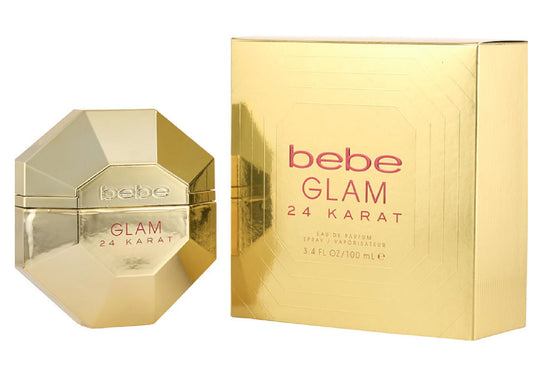 BEBE GLAM 24 KARAT * Bebe 3.4 oz / 100 ml Eau de Parfum Women Perfume Spray