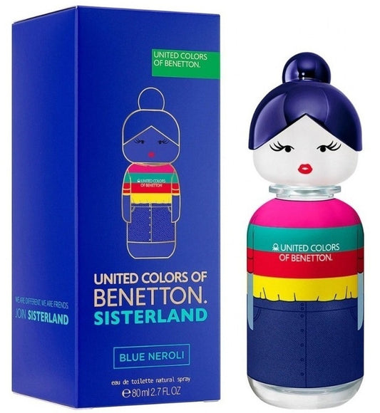 SISTERLAND BLUE NEROLI * Benetton 2.7 oz / 80 ml EDT Women Perfume Spray