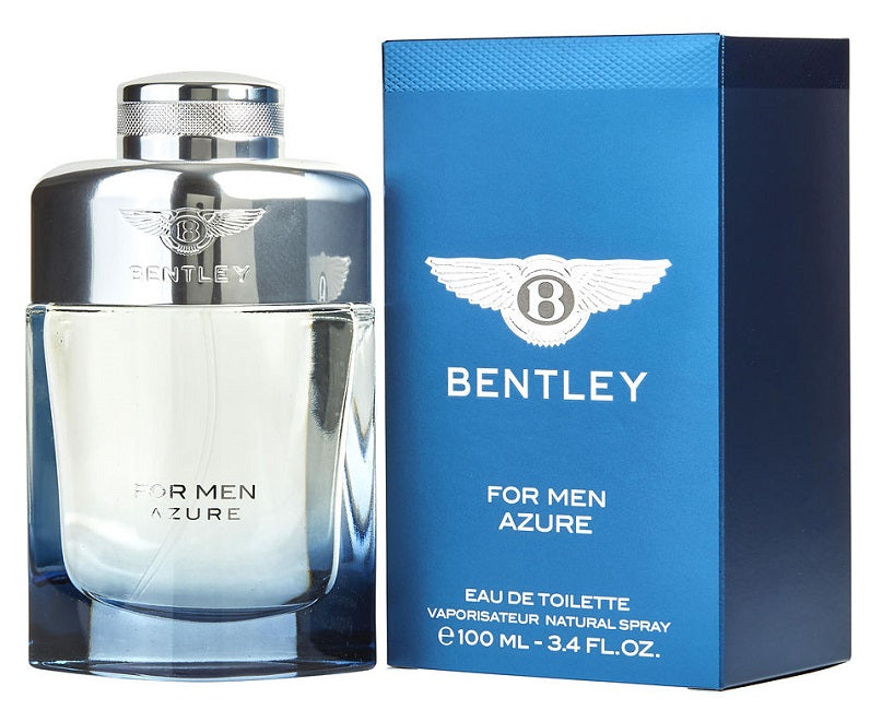AZURE * Bentley 3.4 oz / 100 ml Eau de Toilette (EDT) Men Cologne Spray