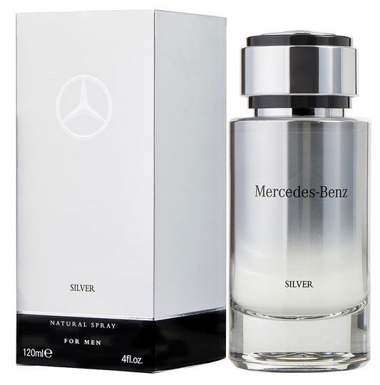 SILVER * Mercedes-Benz 4.0 oz / 120 ml Eau De Toilette Men Cologne Spray