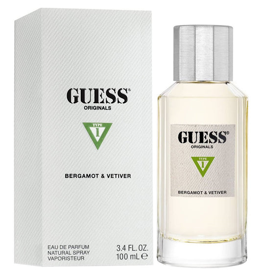 TYPE 1 BERGAMOT & VETIVER * Guess Originals 3.4 oz / 100 ml EDP Women Perfume