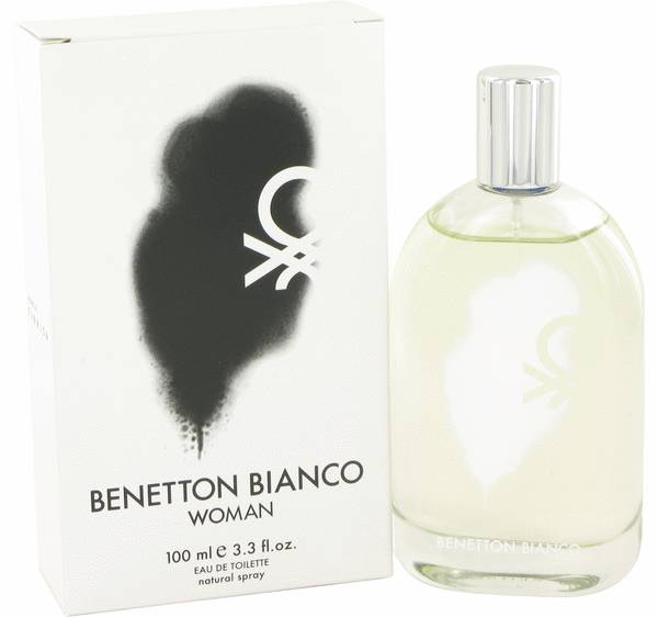 BIANCO * Benetton 3.4 oz / 100 ml Eau de Toilette Women Perfume Spray * New *