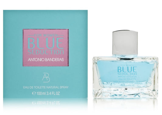 BLUE SEDUCTION * Antonio Banderas 3.4 oz / 100 ml EDT Women Perfume Spray
