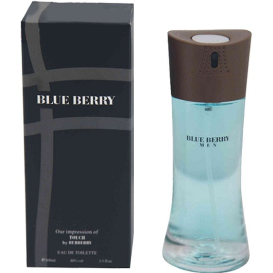 BLUE BERRY TOUCH * Royal Fragrance 2.7 oz / 80 ml Eau de Toilette Men Spray