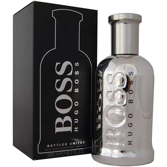 BOSS BOTTLED UNITED * Hugo Boss 6.7 oz / 200 ml Eau de Toilette (EDT) Men Spray