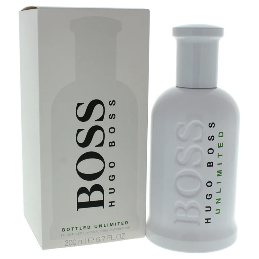 BOSS BOTTLED UNLIMITED * Hugo Boss 6.7 oz / 200 ml Eau de Toilette Men Spray