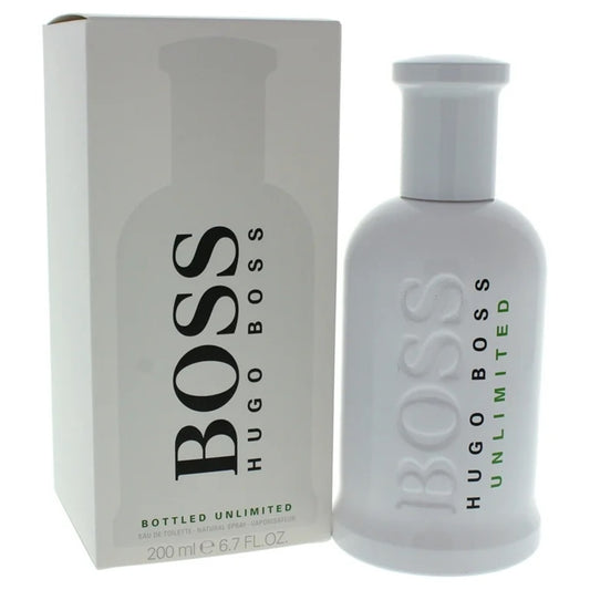 BOSS BOTTLED UNLIMITED * Hugo Boss 6.7 oz / 200 ml Eau de Toilette Men Spray