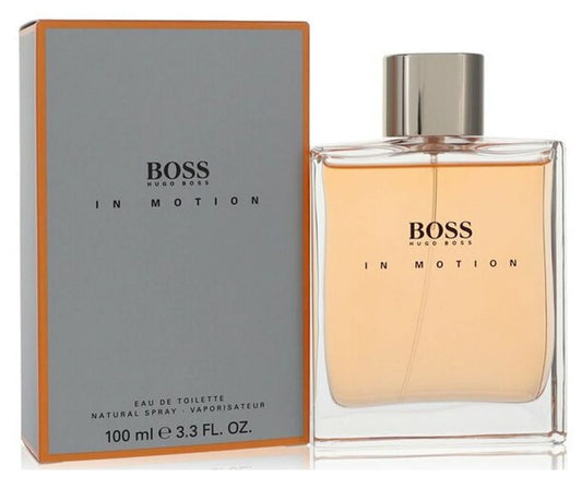 BOSS IN MOTION (New Package) * Hugo Boss 3.3 oz / 100 ml EDT Men Cologne Spray