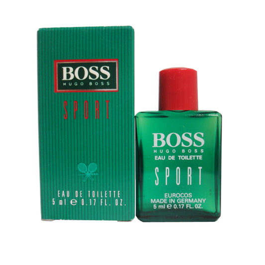 BOSS SPORT * Hugo Boss 0.17 oz / 5 ml MINI Eau de Toilette Men Cologne Splash