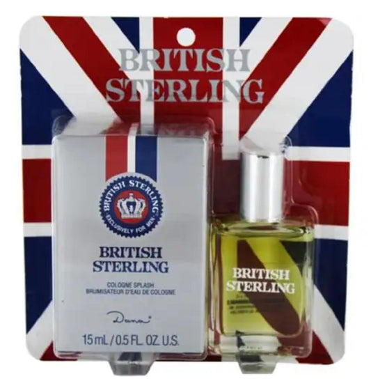 BRITISH STERLING * Dana 0.5 oz / 15 ml Eau de Cologne Men Cologne Splash