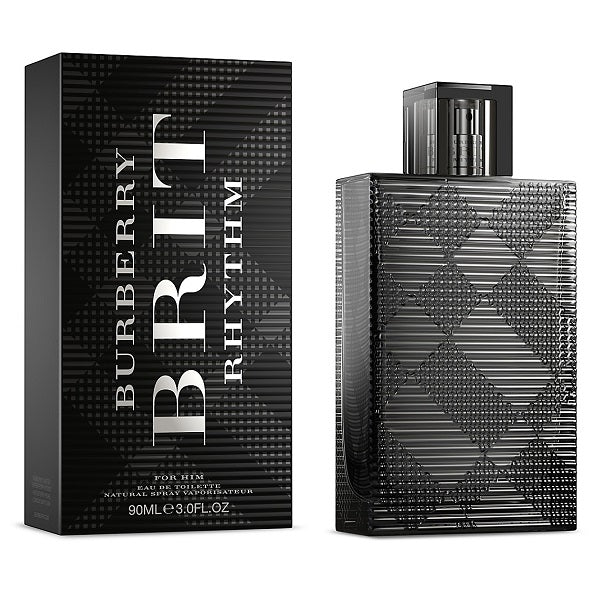 BURBERRY BRIT RHYTHM * Burberry 3.0 oz / 90 ml Eau De Toilette Men Cologne Spray