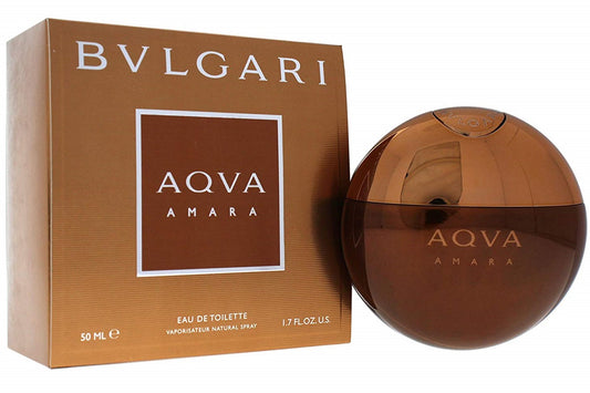 AQVA AMARA * Bvlgari 1.7 oz / 50 ml Eau De Toilette (EDT) Men Cologne Spray