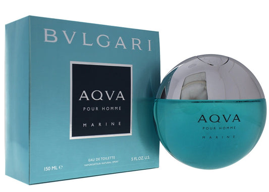 AQVA POUR HOMME MARINE * Bvlgari 5.0 oz / 150 ml EDT Men Cologne Spray