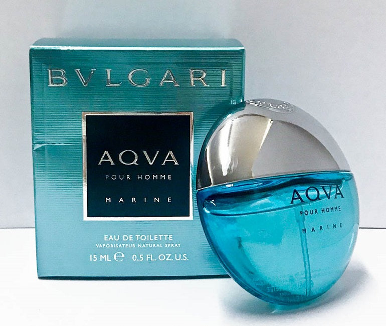 Bvlgari AQVA POUR HOMME MARINE 0.5 oz / 15 ml Eau de Toilette For Men Spray