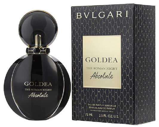 GOLDEA THE ROMAN NIGHT ABSOLUTE * Bvlgari 2.5 oz / 75 ml EDP Women Perfume Spray