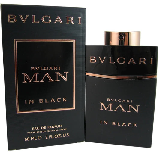 BVLGARI MAN IN BLACK 2.0 oz / 60 ml Eau De Parfum Men Cologne Spray