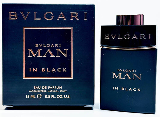 BVLGARI MAN IN BLACK * Bvlgari 0.5 oz / 15 ml EDP Men Cologne Spray