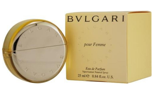 BVLGARI POUR FEMME * Bvlgari 0.84 oz / 25 ml Eau De Parfum " EDP " Women Perfume