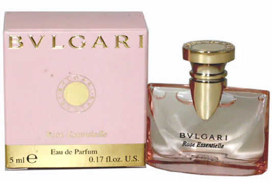 ROSE ESSENTIELLE * Bvlgari 0.17 oz / 5ml Mini Eau De Parfum Women Perfume Splash
