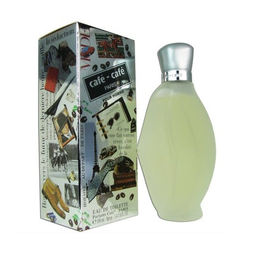 CAFE-CAFE POUR HOMME * Cofinluxe 3.4 oz / 100 ml EDT Men Spray * New in Box *