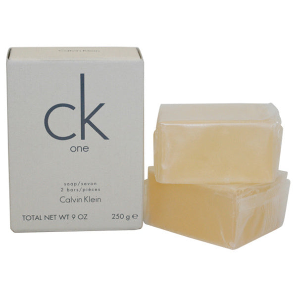 CK ONE SOAP 2 BARS * Calvin Klein (2 x 4.5 oz ) 9 oz Unisex