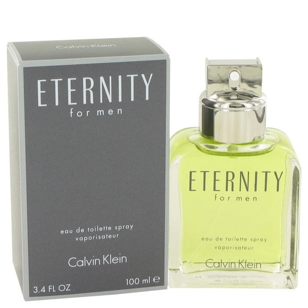 ETERNITY * Calvin Klein 3.4 oz / 100 ml Eau de Toilette Men Cologne Spray