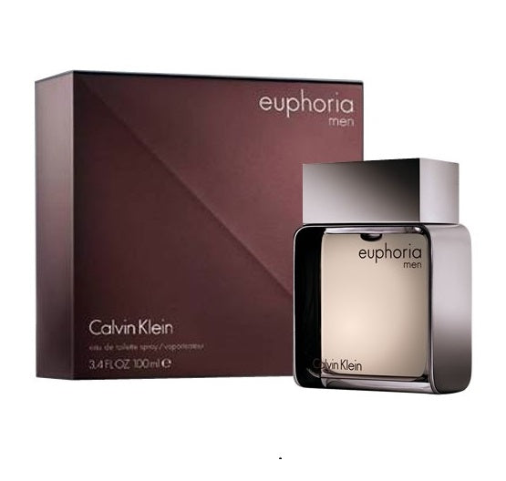 EUPHORIA * Calvin Klein 3.4 oz / 100 ml Eau de Toilette Men EDT Cologne Spray