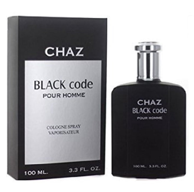 CHAZ BLACK CODE POUR HOMME * Jean Philippe 3.3 oz / 100 ml Cologne Men Spray