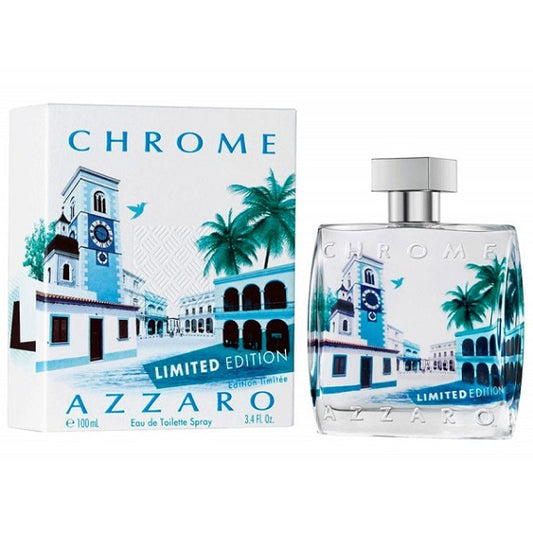 AZZARO CHROME LIMITED EDITION 2014 * Azzaro 3.4 oz / 100 ml EDT Men Cologne