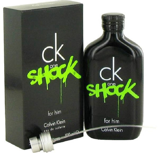 CK ONE SHOCK * Calvin Klein 3.4 oz / 100 ml EDT Men Cologne Spray