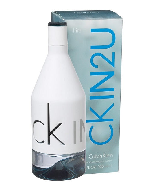 CK IN 2 U (IN2U) FOR HIM * Calvin Klein 3.4 oz / 100 ml EDT Men Cologne Spray