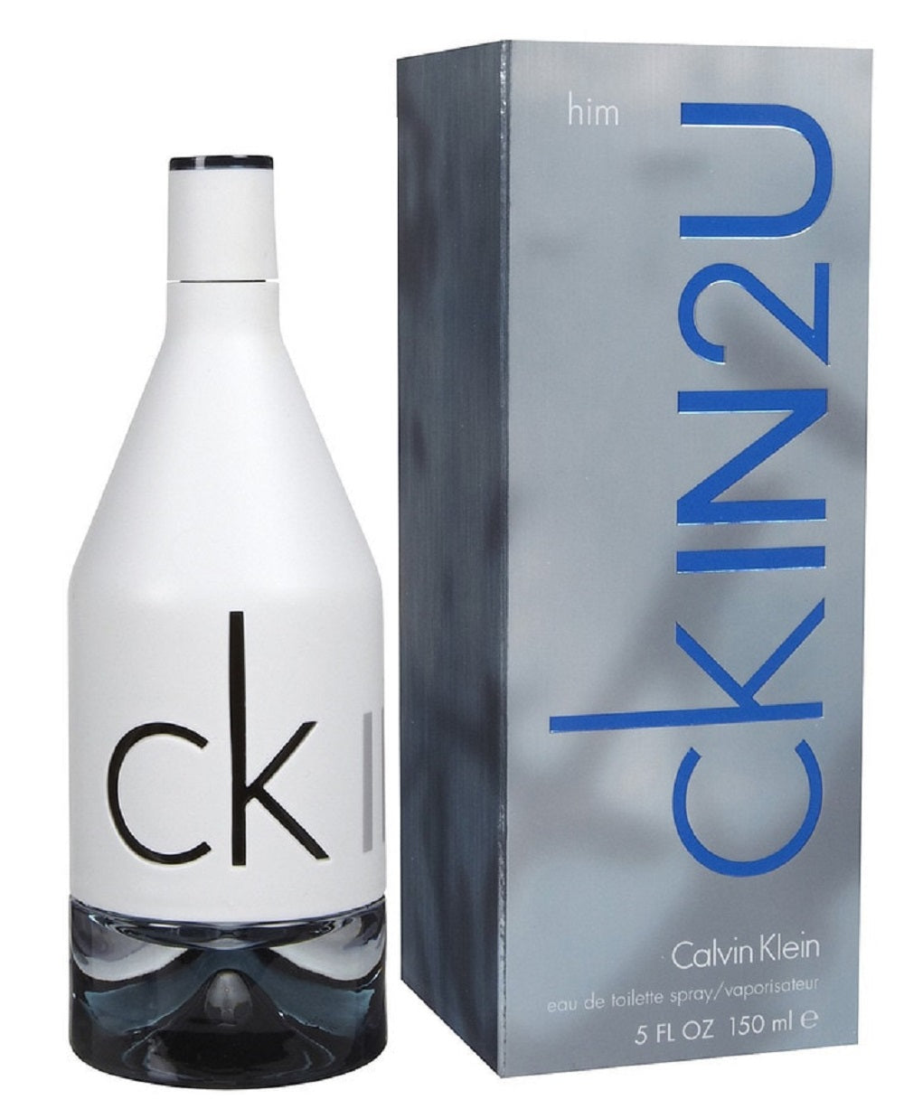 CK IN 2 U (IN2U) FOR HIM * Calvin Klein 5.0 oz / 150 ml EDT Men Cologne Spray