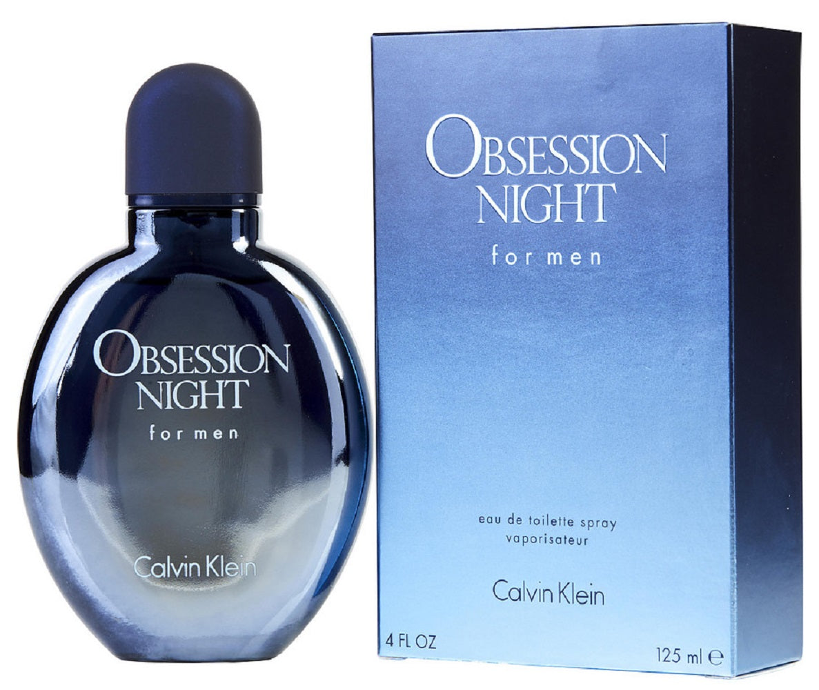 OBSESSION NIGHT * Calvin Klein 4.0 oz / 125 ml  Eau de Toilette Men Cologne