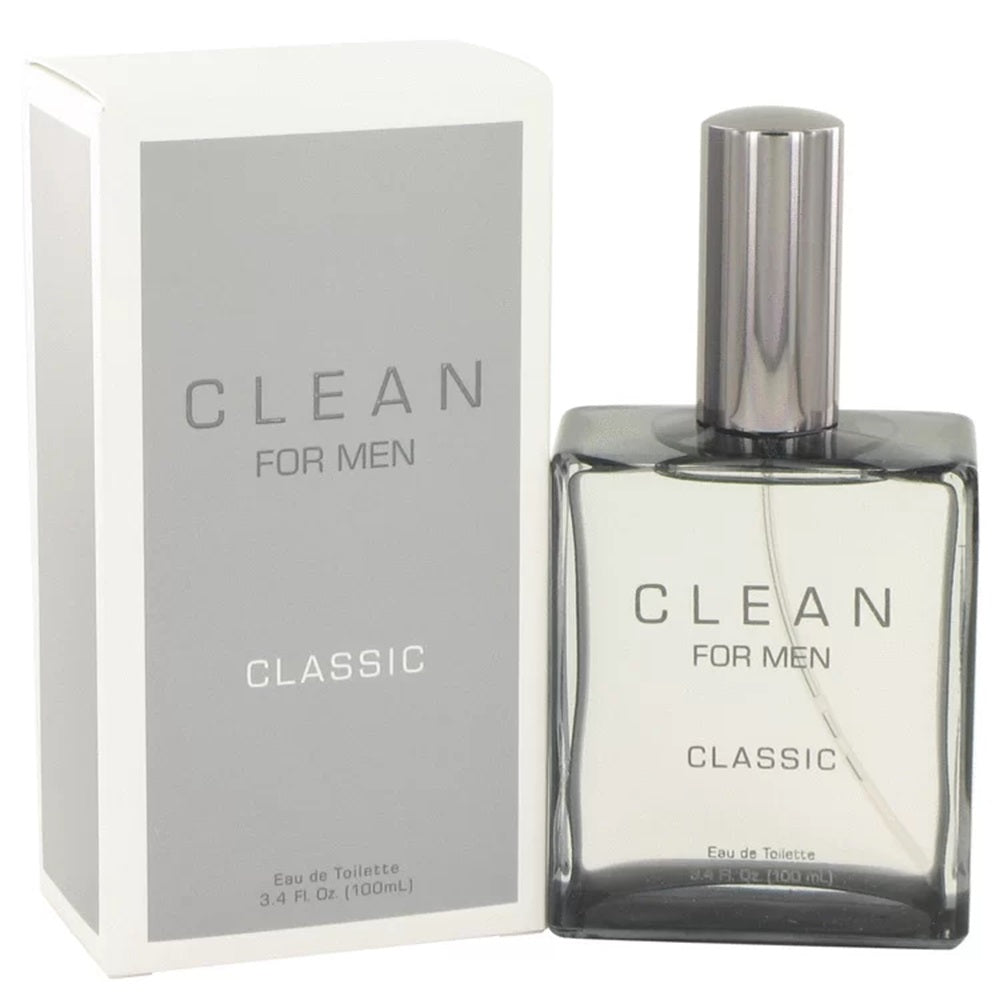 CLEAN CLASSIC FOR MEN * Clean 2.14 oz / 60 ml Eau De Toilette Cologne Spray