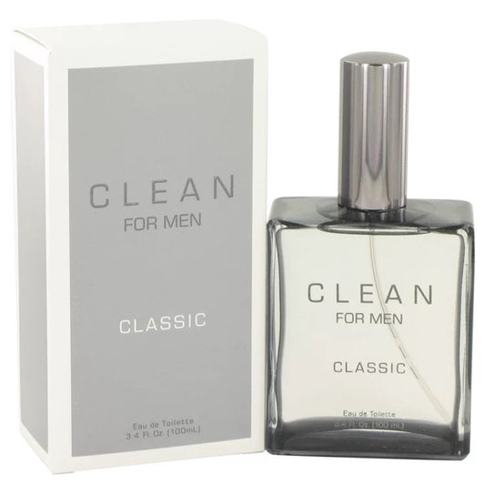 CLEAN CLASSIC FOR MEN * Clean 2.14 oz / 60 ml Eau De Toilette Cologne Spray