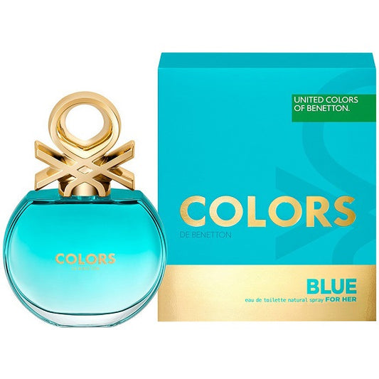 COLORS DE BENETTON BLUE * Benetton 2.7 oz / 75 ml EDT Women Perfume Spray