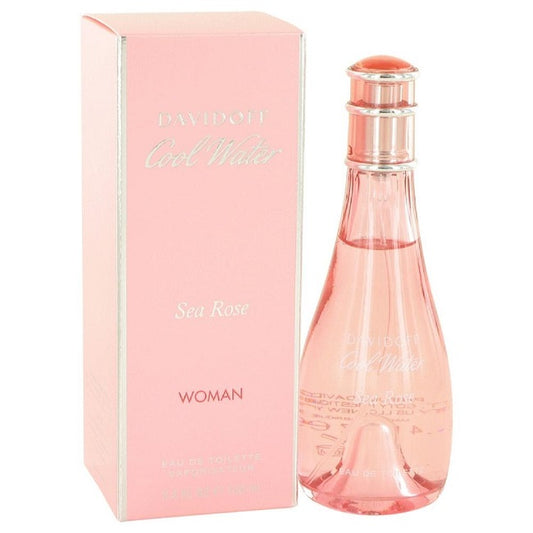 COOL WATER SEA ROSE * Davidoff 3.4 oz / 100 ml EDT Women Perfume Spray