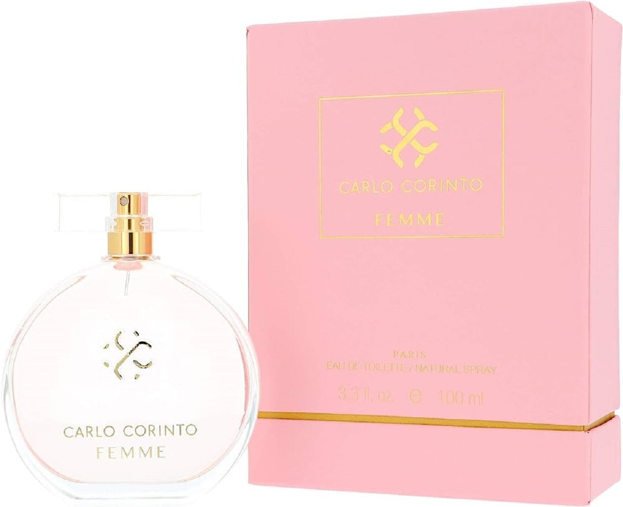 CARLO FEMME * Carlo Corinto 3.3 oz / 100 ml Eau de Toilette Women Spray