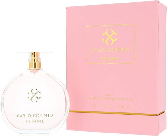 CARLO FEMME * Carlo Corinto 3.3 oz / 100 ml Eau de Toilette Women Spray