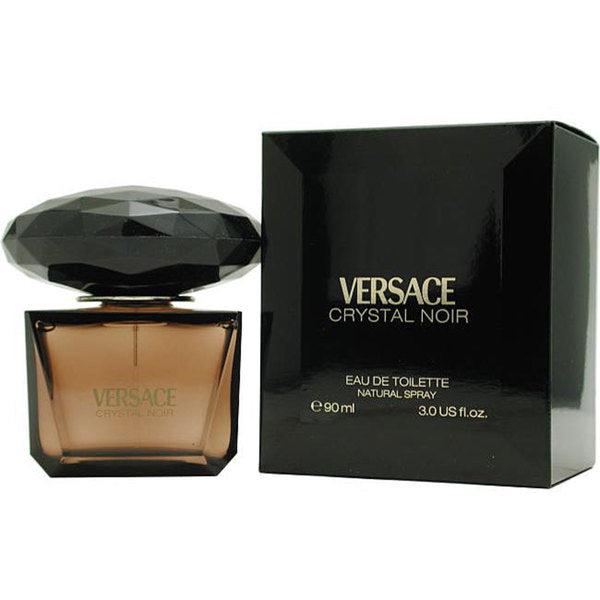 CRYSTAL NOIR * Versace 3.0 oz / 90 ml EDT Women Perfume Spray * New in Box *