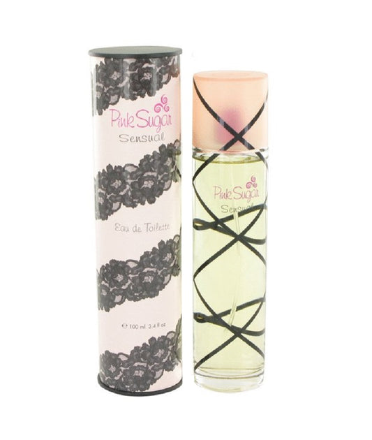 PINK SUGAR SENSUAL * Aqualina 3.4 oz / 100 ml EDT Women Perfume Spray