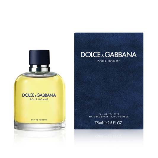 DOLCE & GABBANA POUR HOMME * Dolce & Gabbana 2.5 oz / 75 ml EDT Men Spray