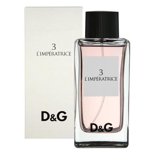 D&G 3 L'Imperatrice * Dolce & Gabbana 3.3 oz Eau de Toilette Women Perfume Spray